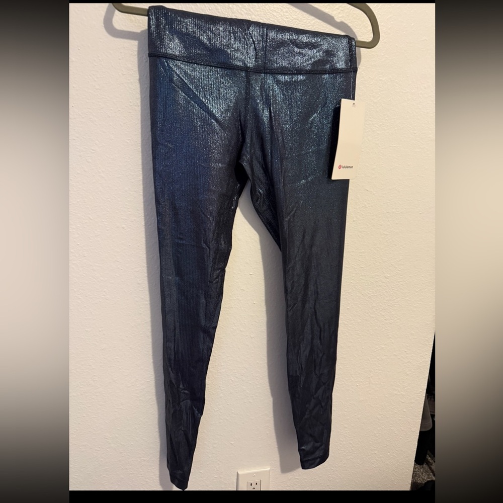 Lululemon Align HR Rib Pant 28" Shine size 10